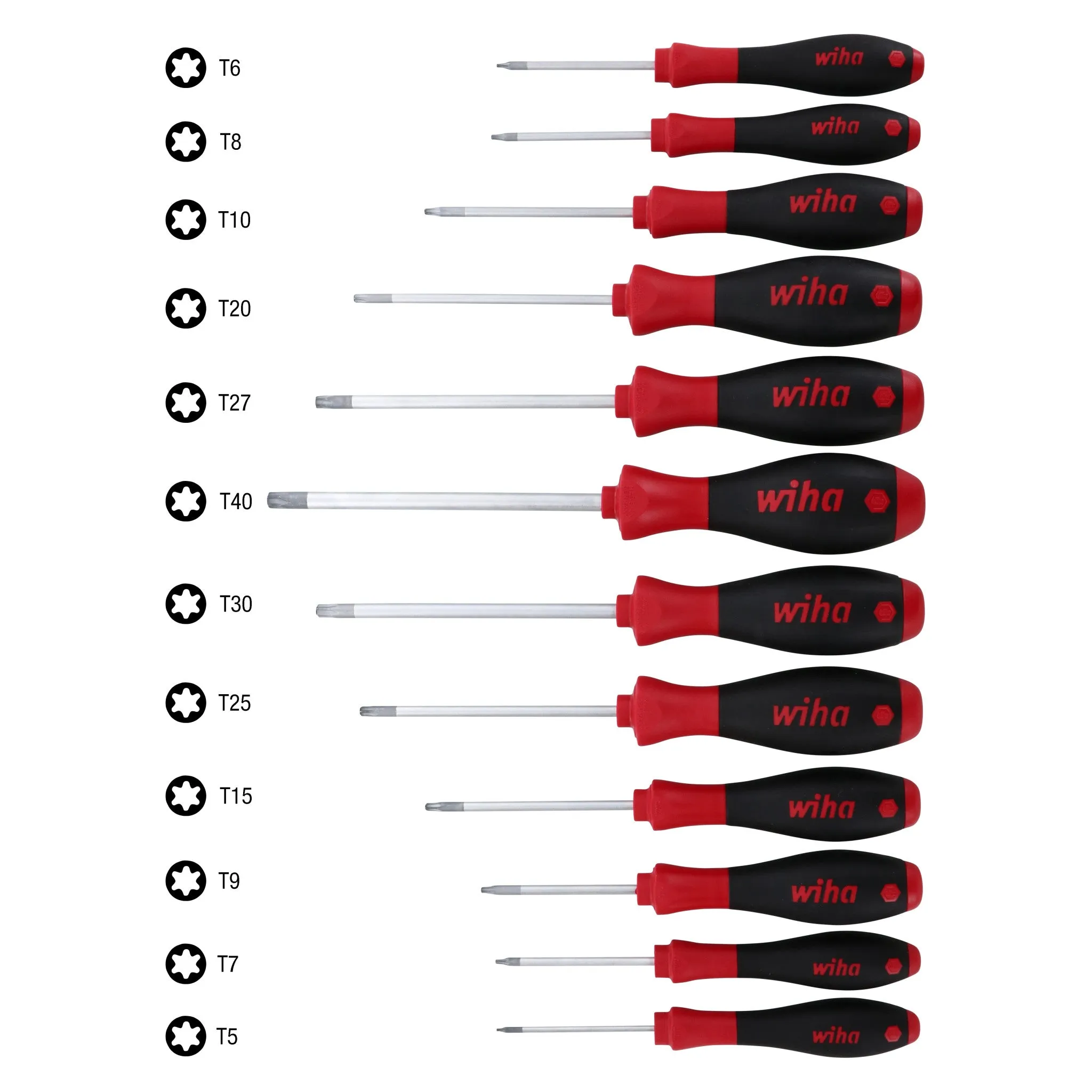 12 Piece SoftFinish Torx Screwdriver Set