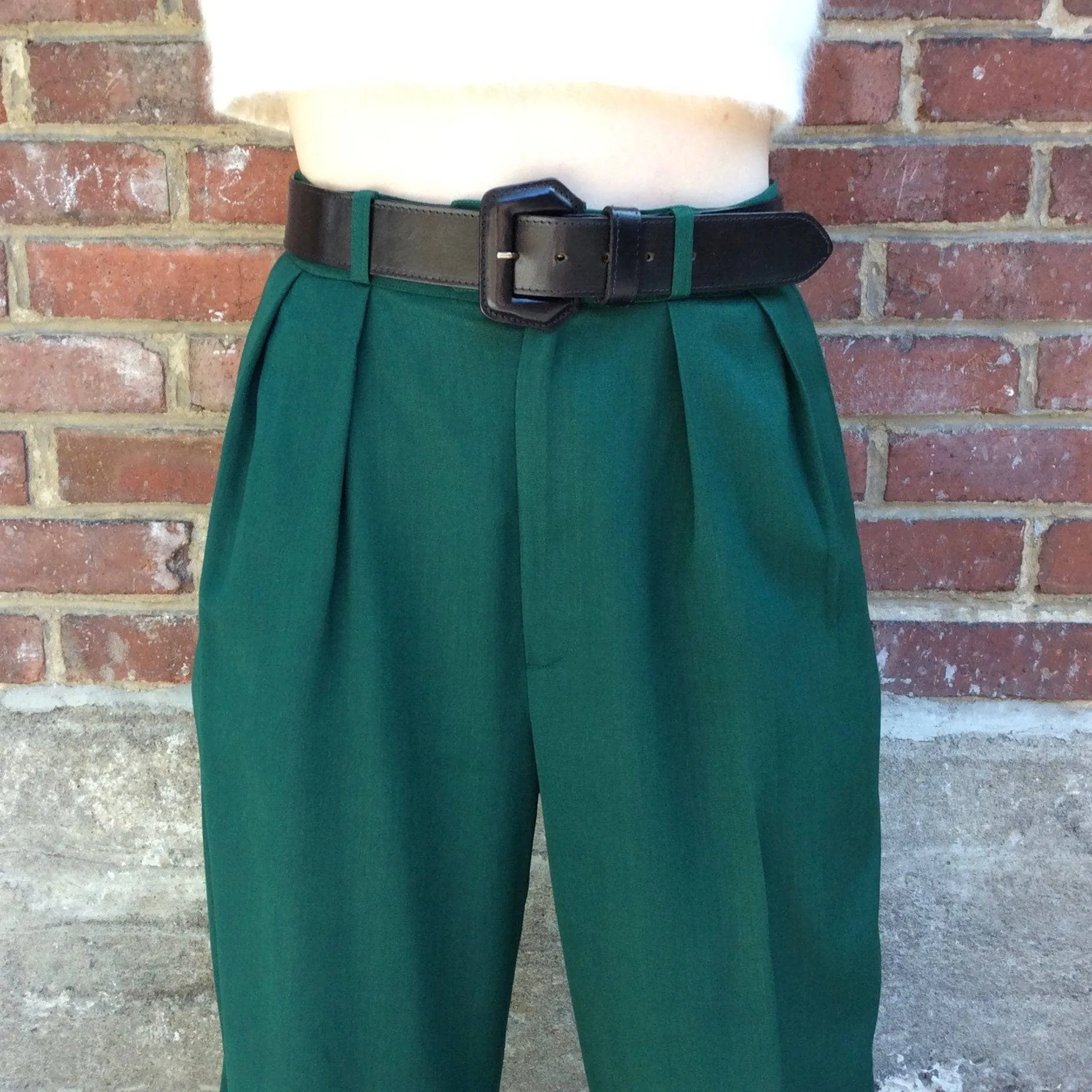 1980s Guy Laroche High-waisted Dress Pants Medium