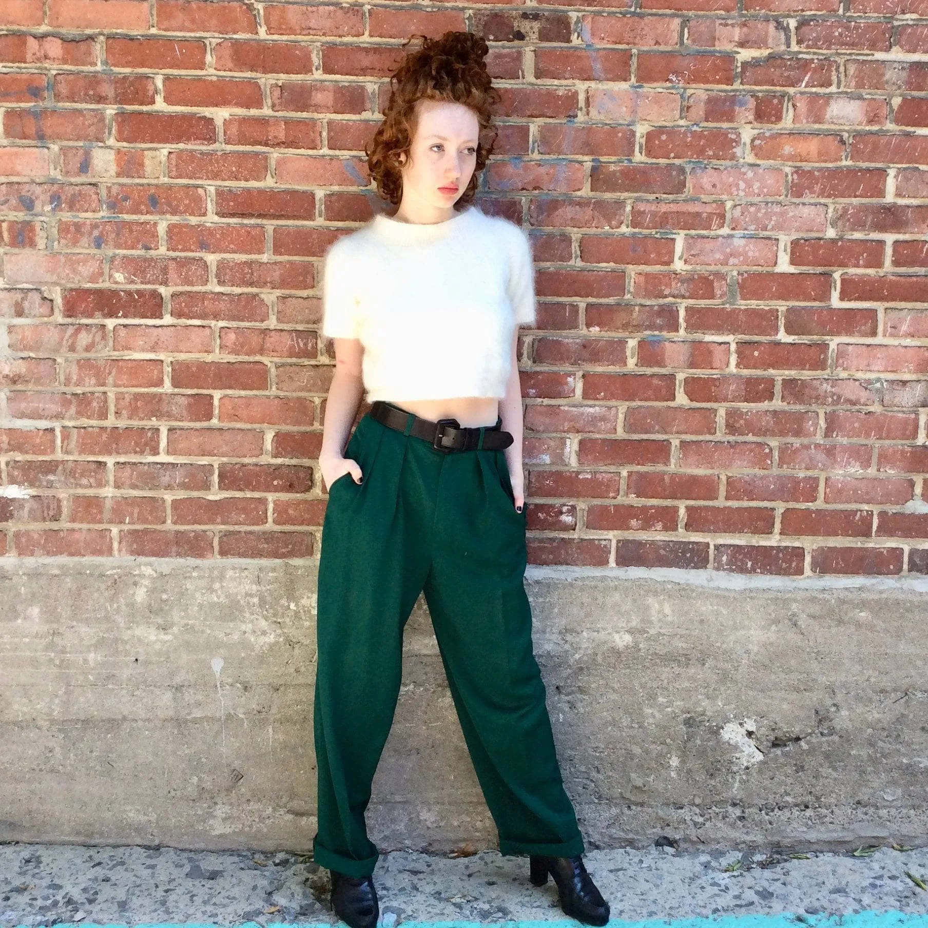 1980s Guy Laroche High-waisted Dress Pants Medium