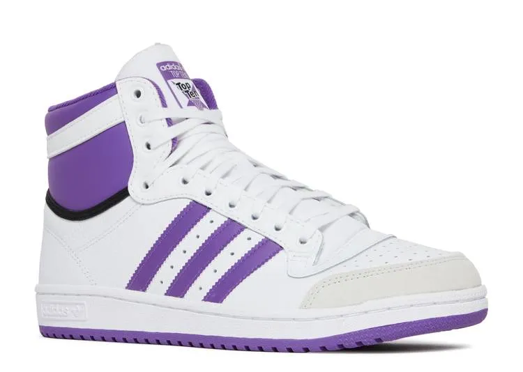 Adidas TOP TEN HIGH 'WHITE ACTIVE PURPLE' sneakers, white