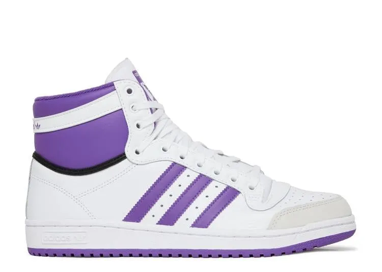 Adidas TOP TEN HIGH 'WHITE ACTIVE PURPLE' sneakers, white