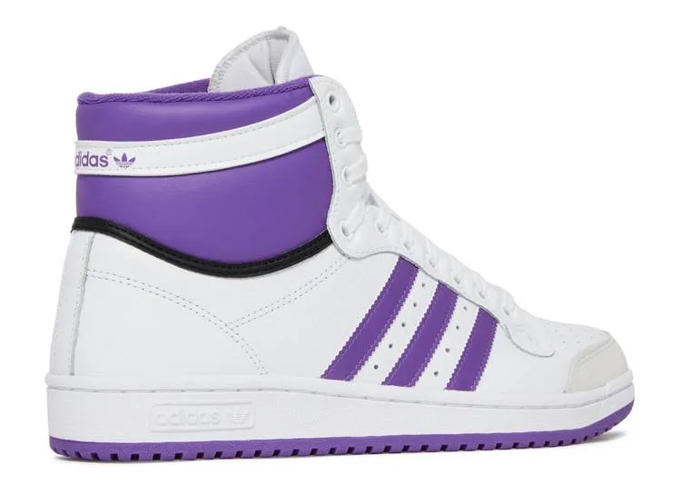 Adidas TOP TEN HIGH 'WHITE ACTIVE PURPLE' sneakers, white