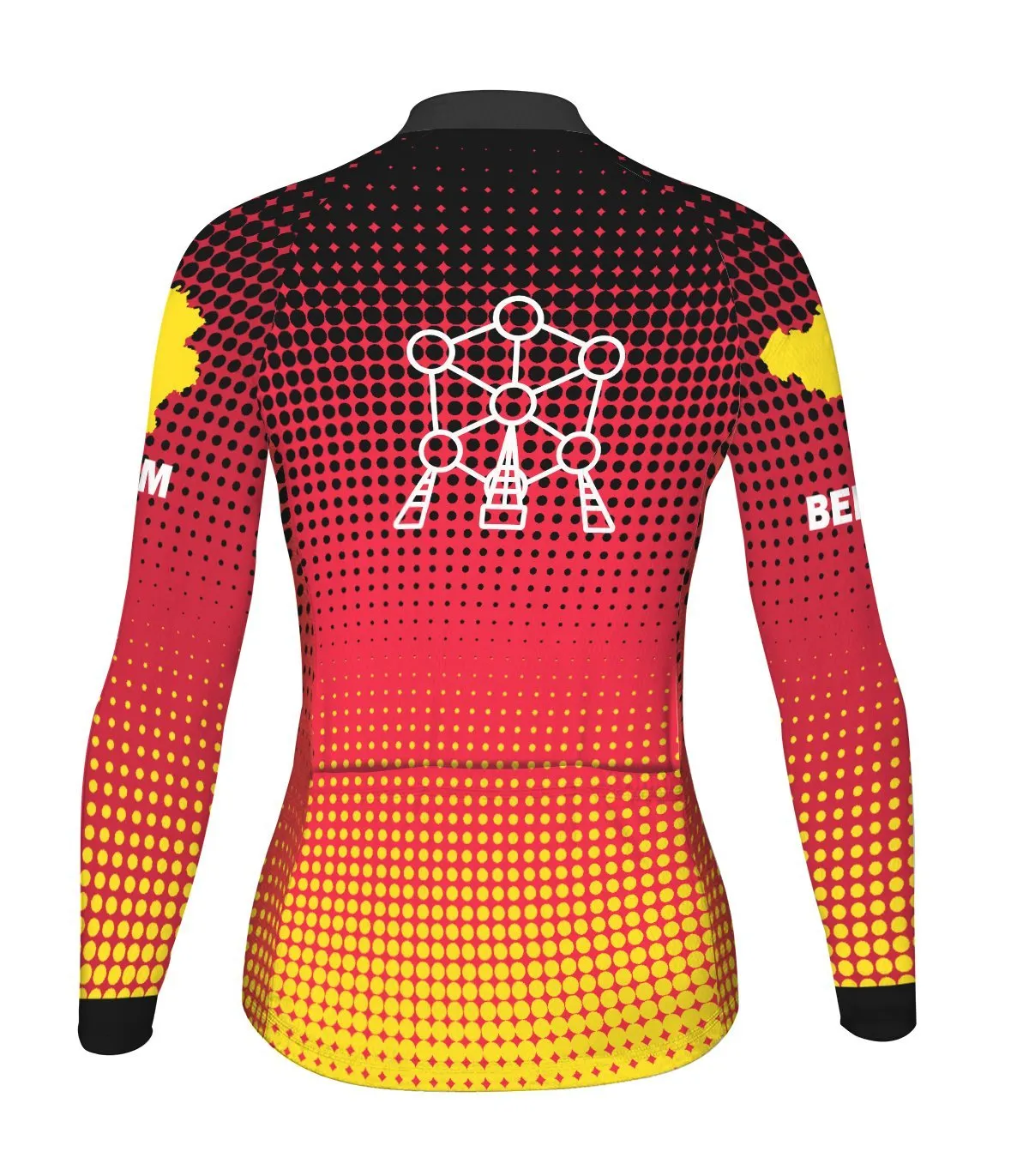 Belgium Long Sleeve Cycling Jersey for Women