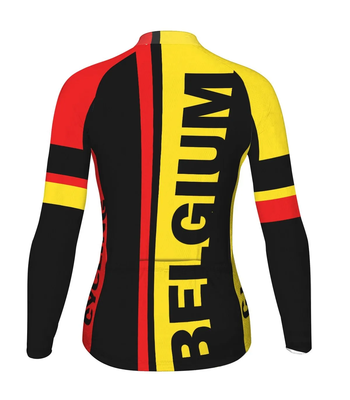 Belgium Long Sleeve Cycling Jersey for Women