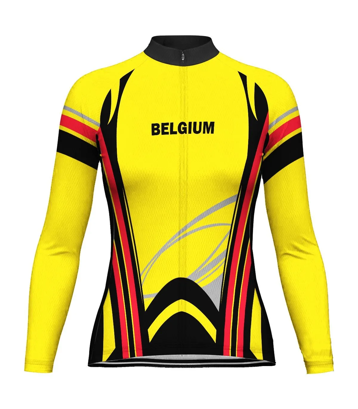 Belgium Long Sleeve Cycling Jersey for Women