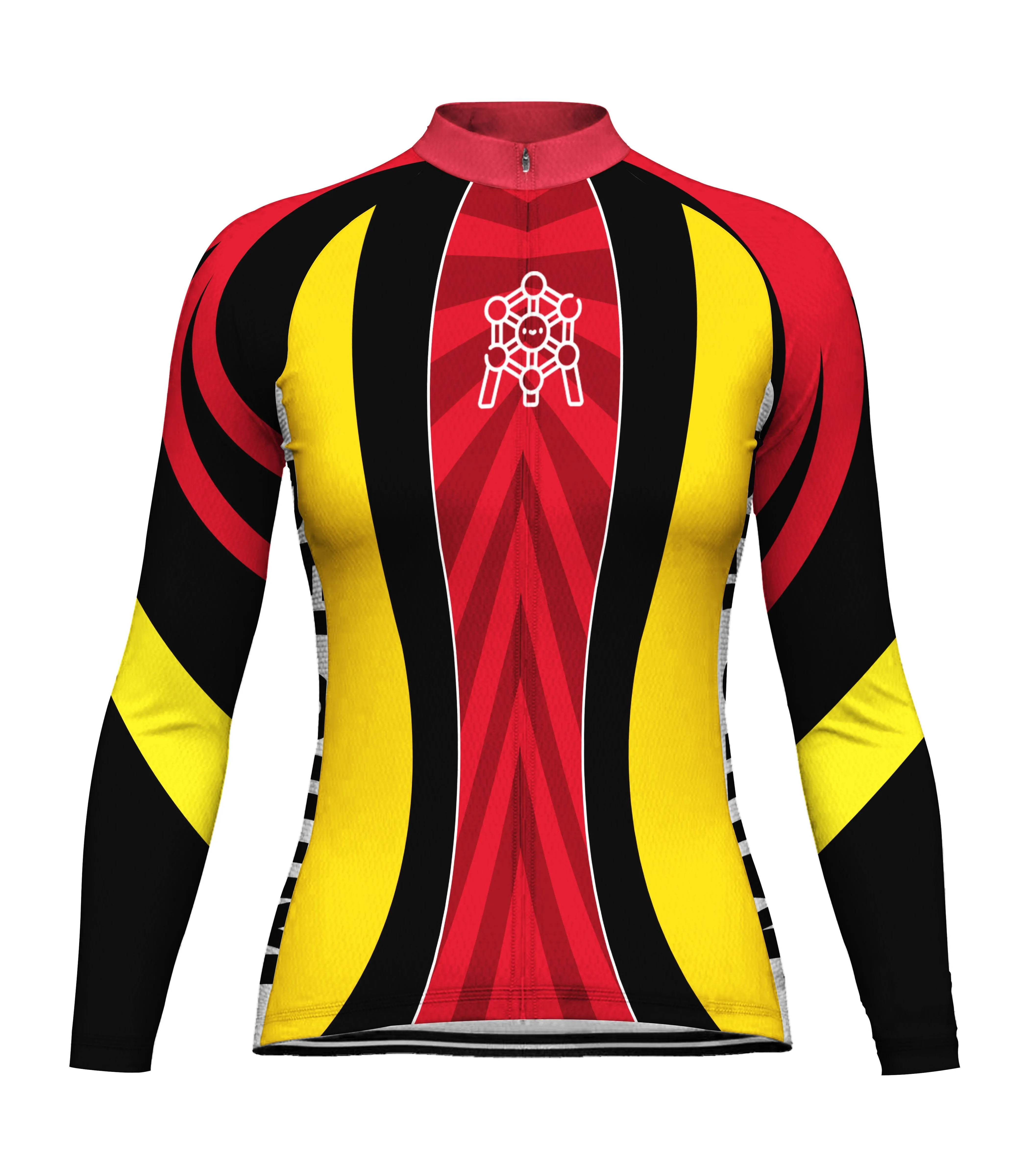 Belgium Long Sleeve Cycling Jersey for Women