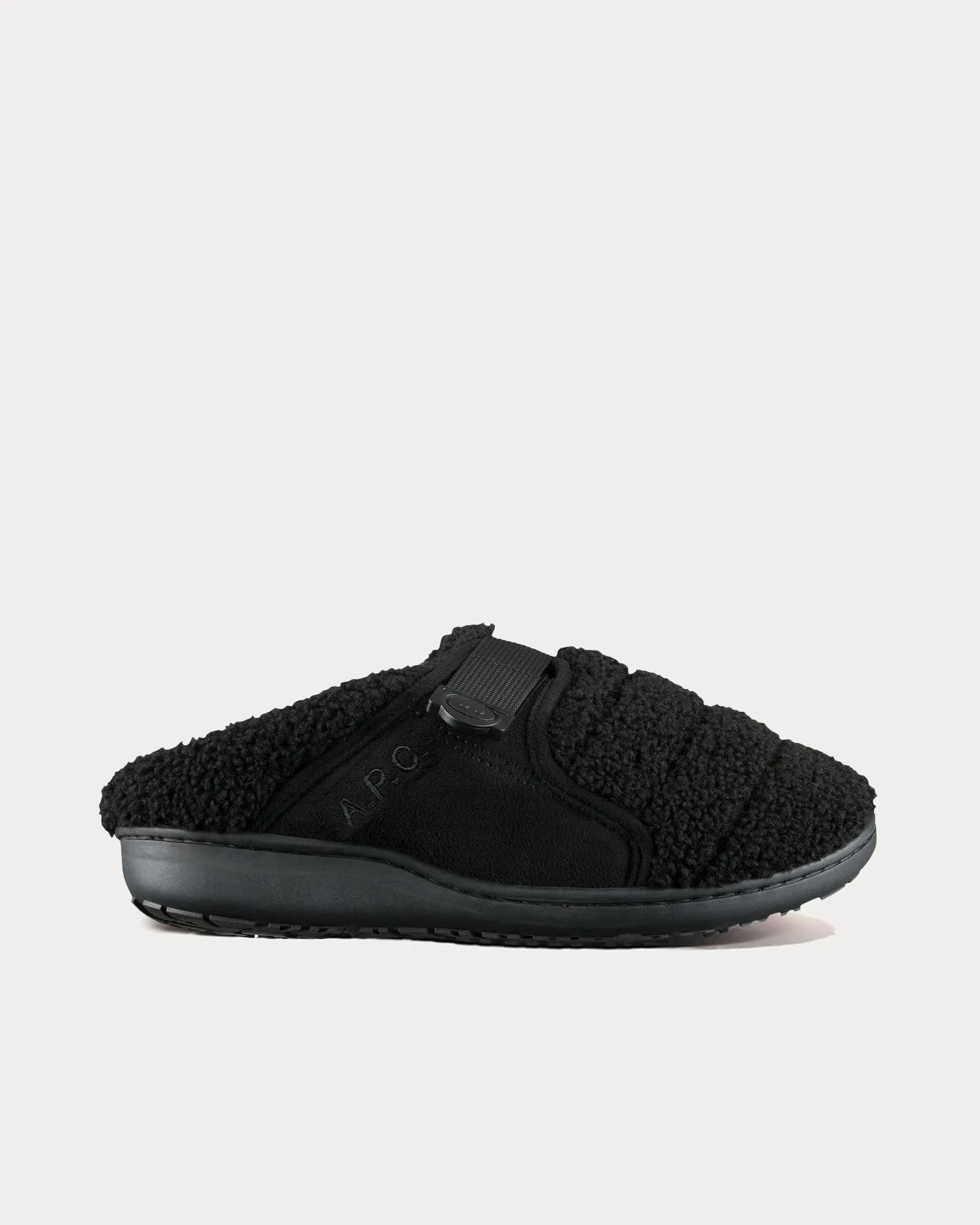 Belt Line Black Sandals