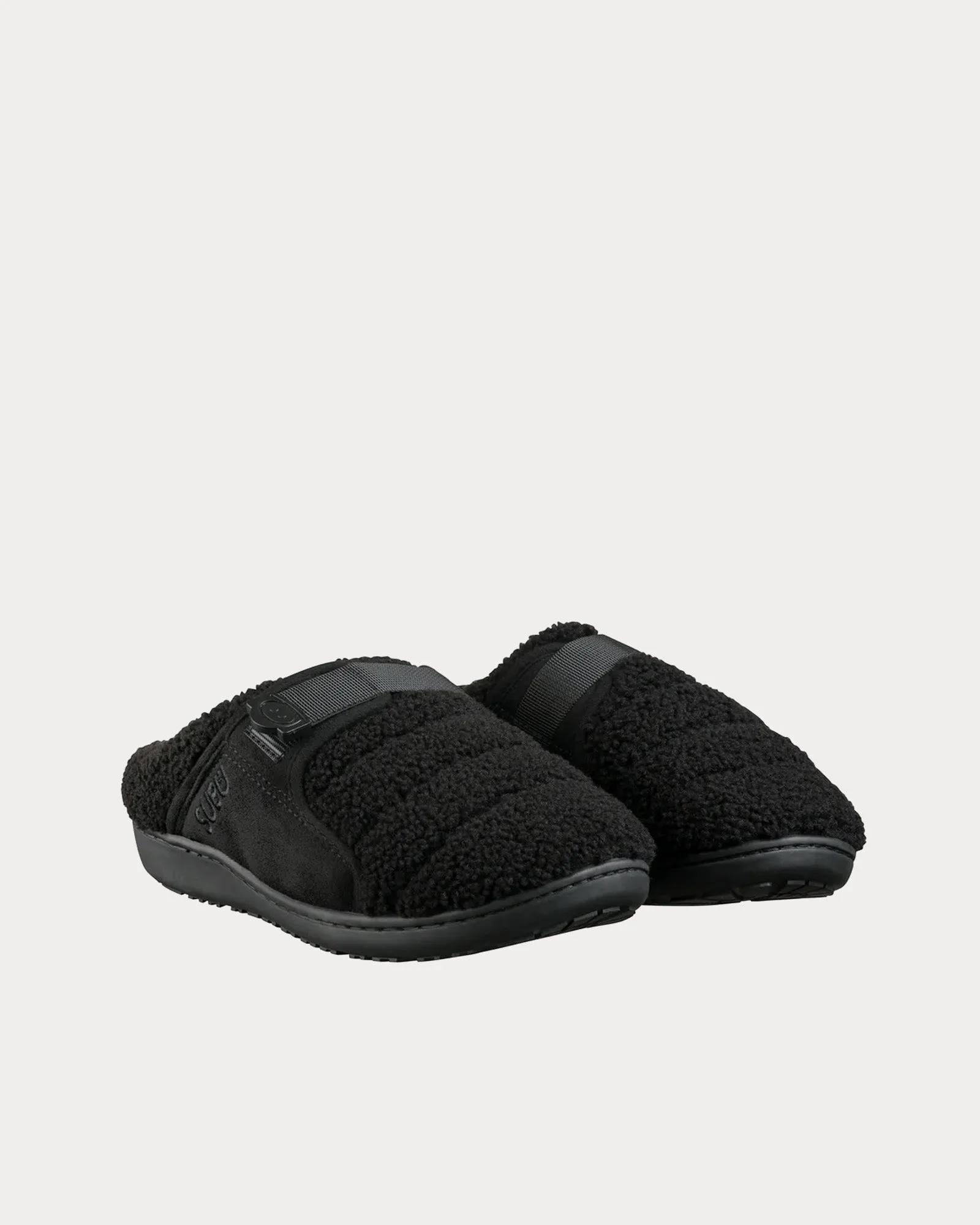 Belt Line Black Sandals