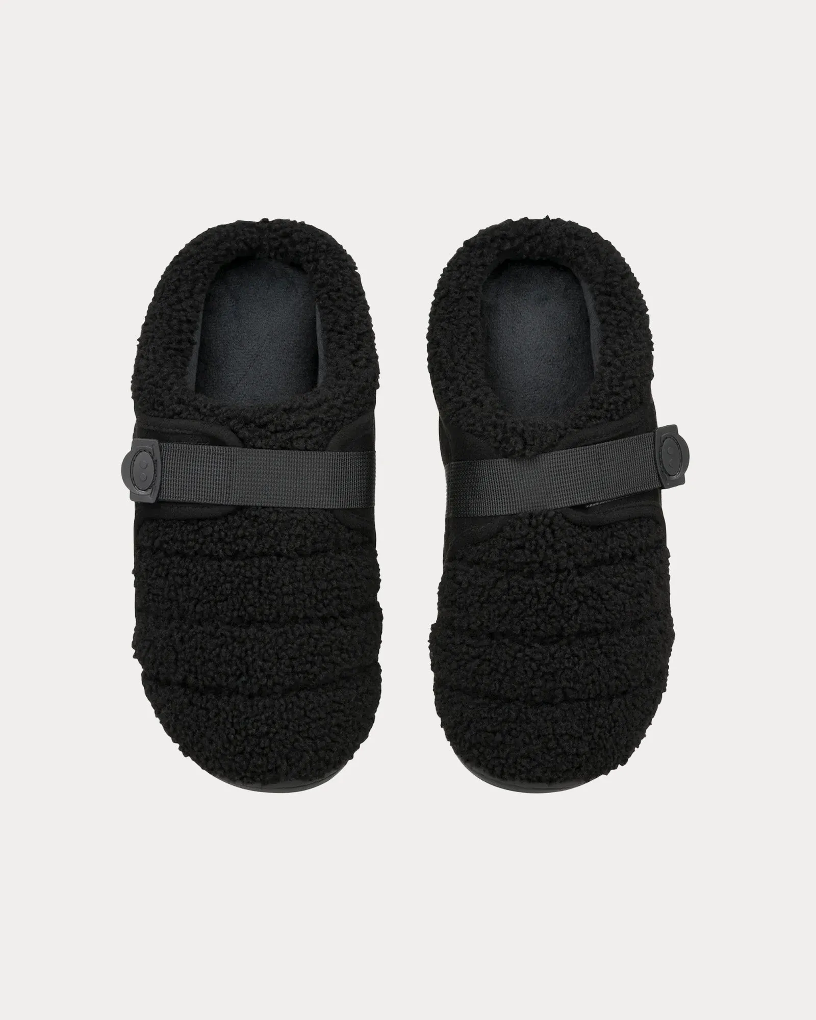 Belt Line Black Sandals