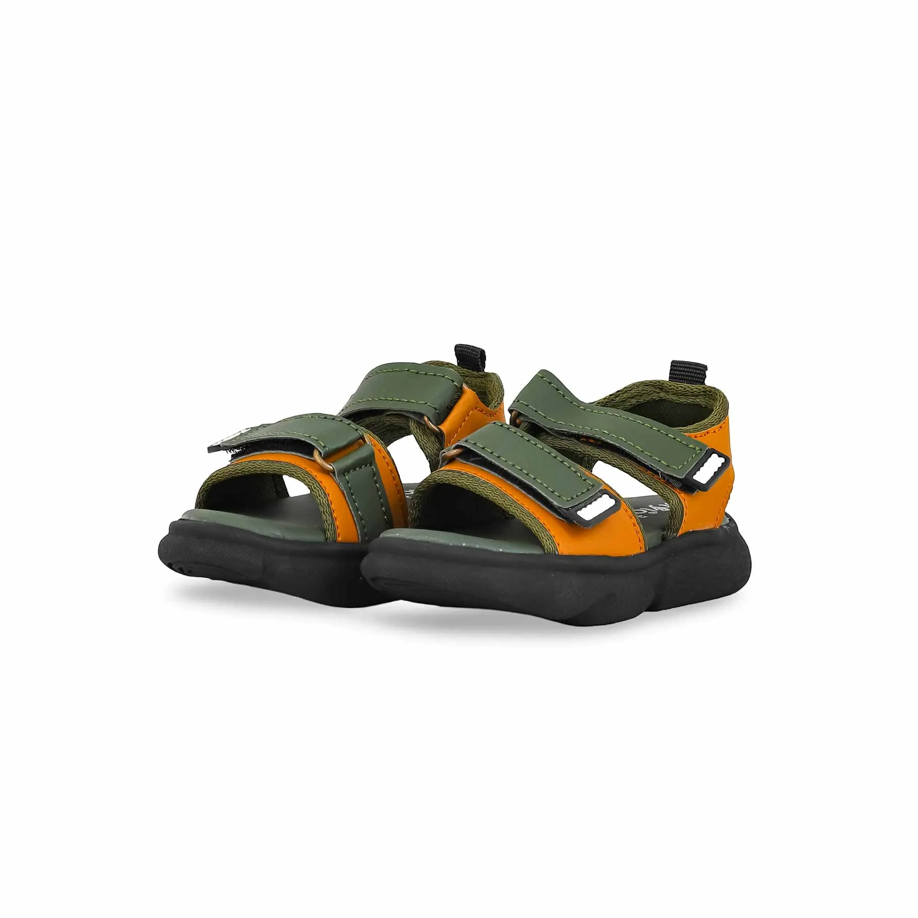 Boys Green Casual Sandal KD4733