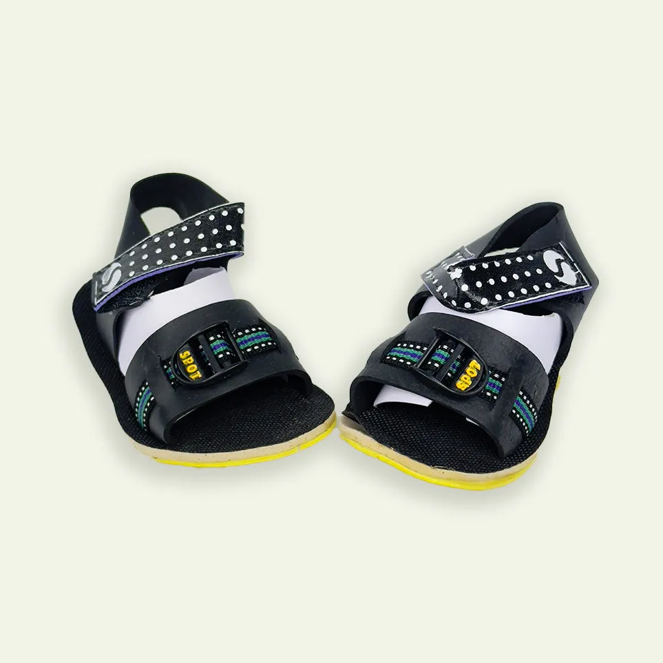 Boys Stylish Sandals Yellow & Black Color