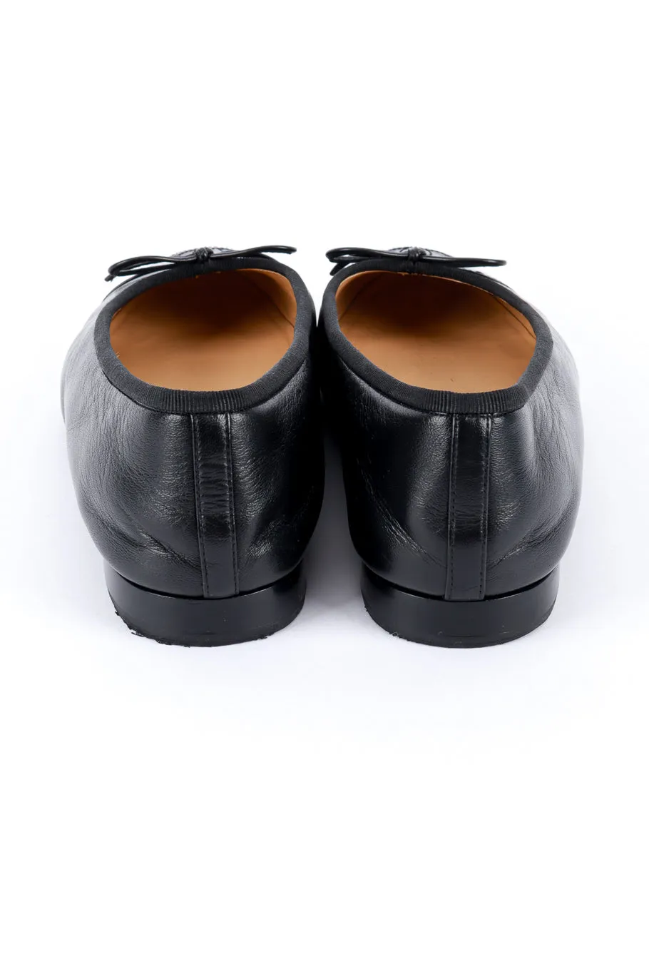 Cap Toe Leather Ballet Flats II