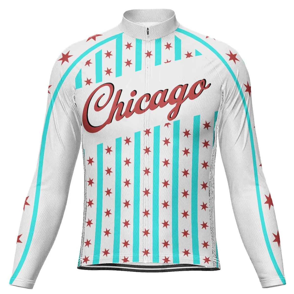 Chicago Long Sleeve Cycling Jersey for Men