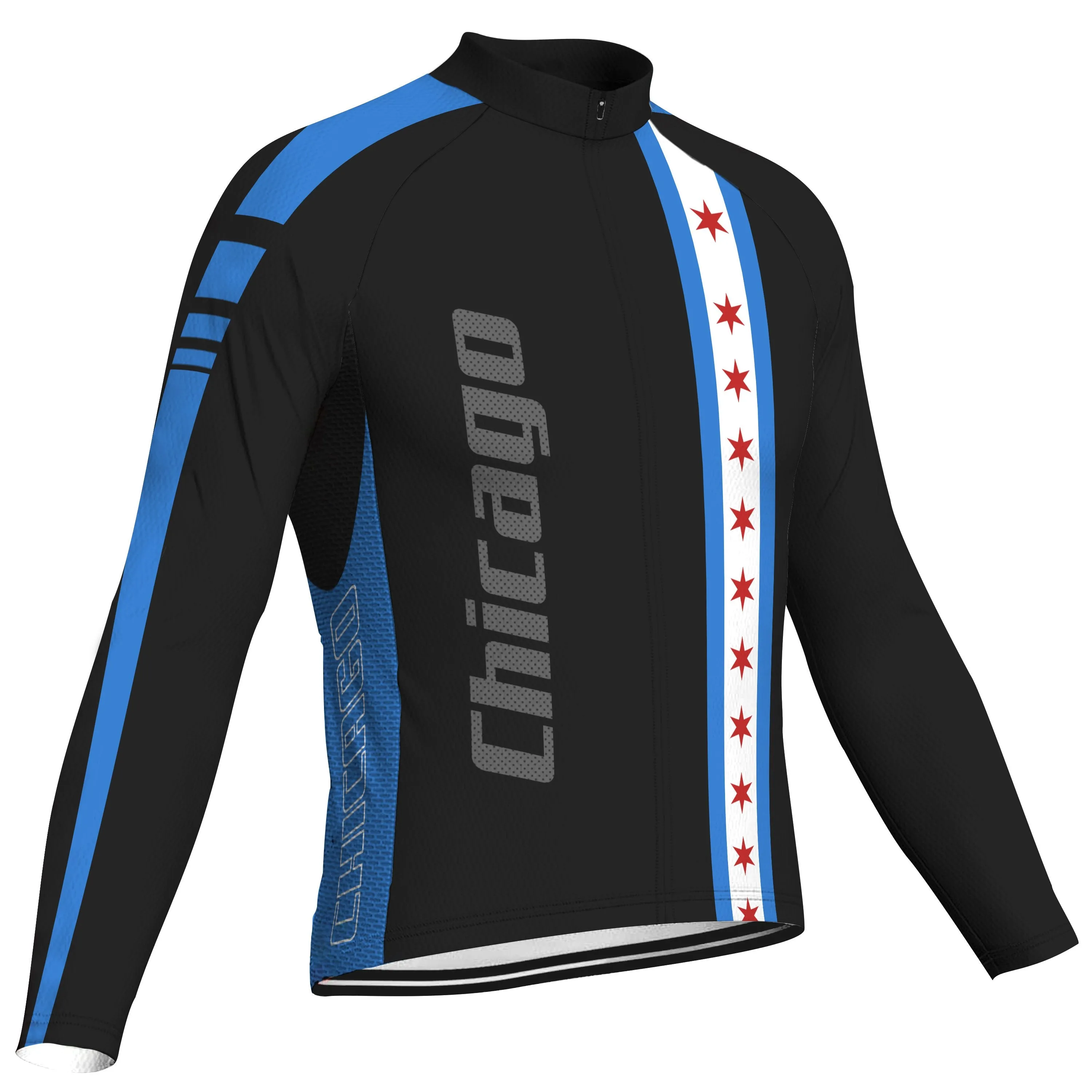 Chicago Long Sleeve Cycling Jersey for Men