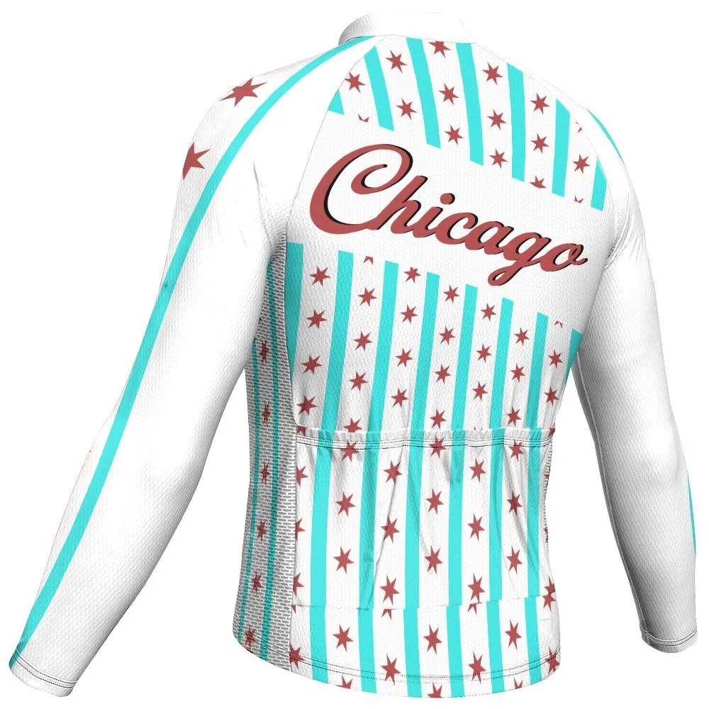 Chicago Long Sleeve Cycling Jersey for Men