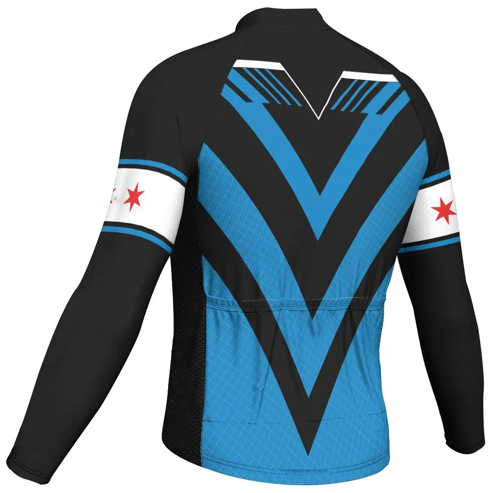 Chicago Long Sleeve Cycling Jersey for Men