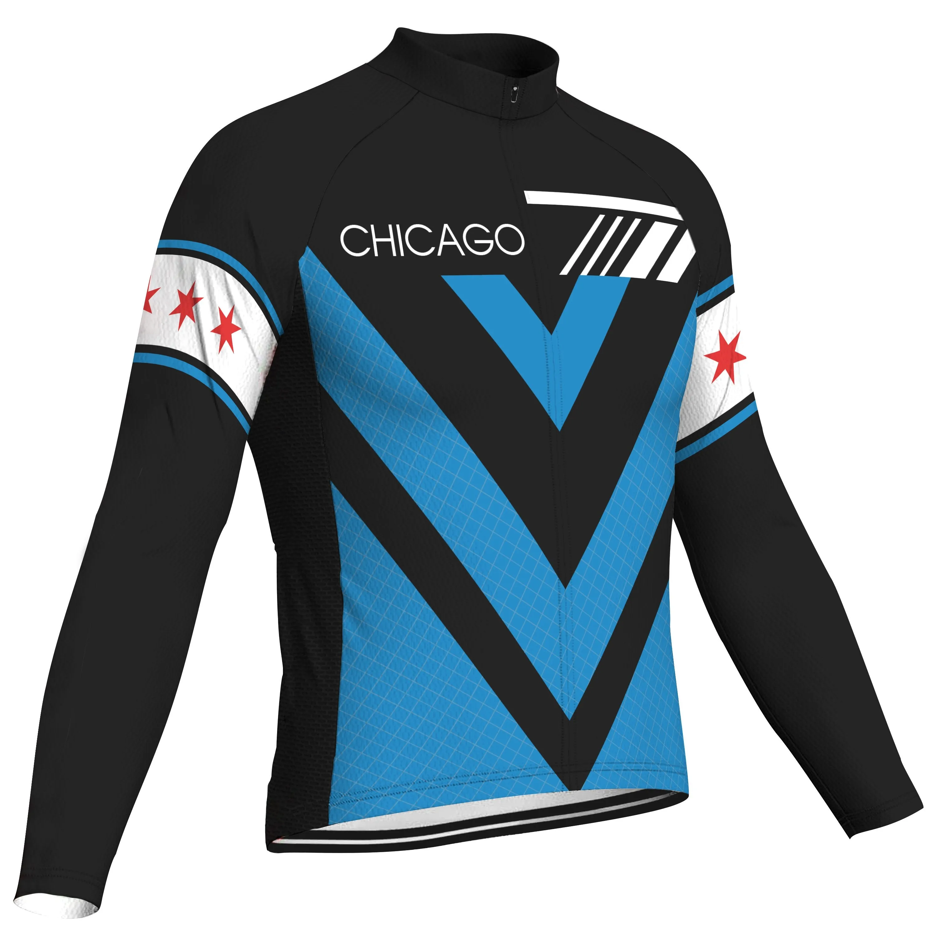 Chicago Long Sleeve Cycling Jersey for Men