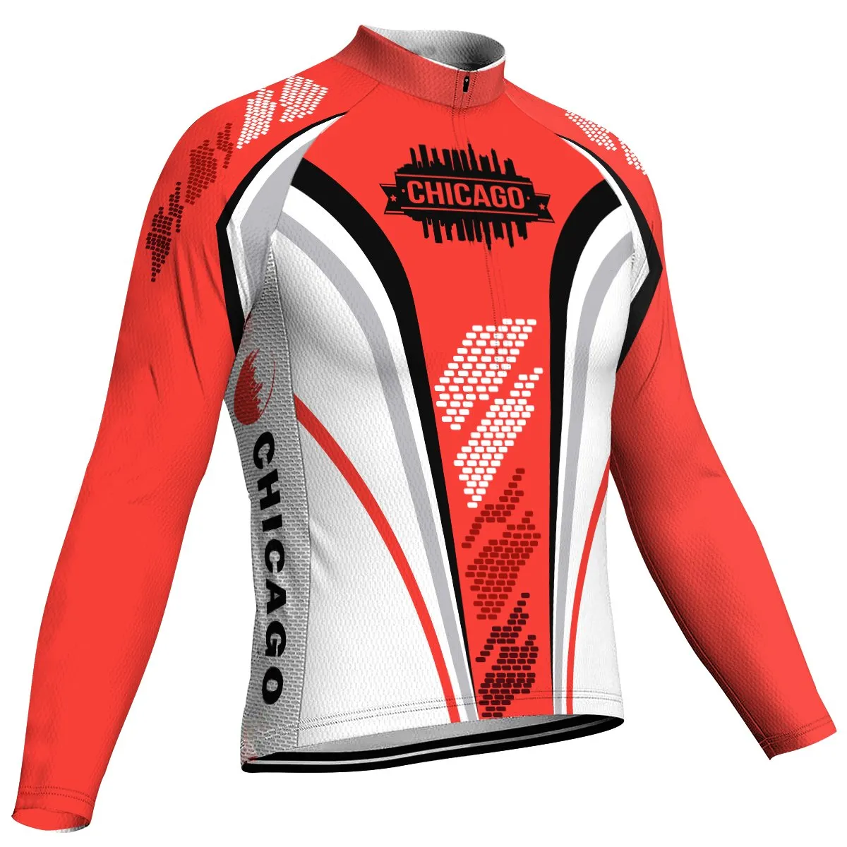 Chicago Long Sleeve Cycling Jersey for Men
