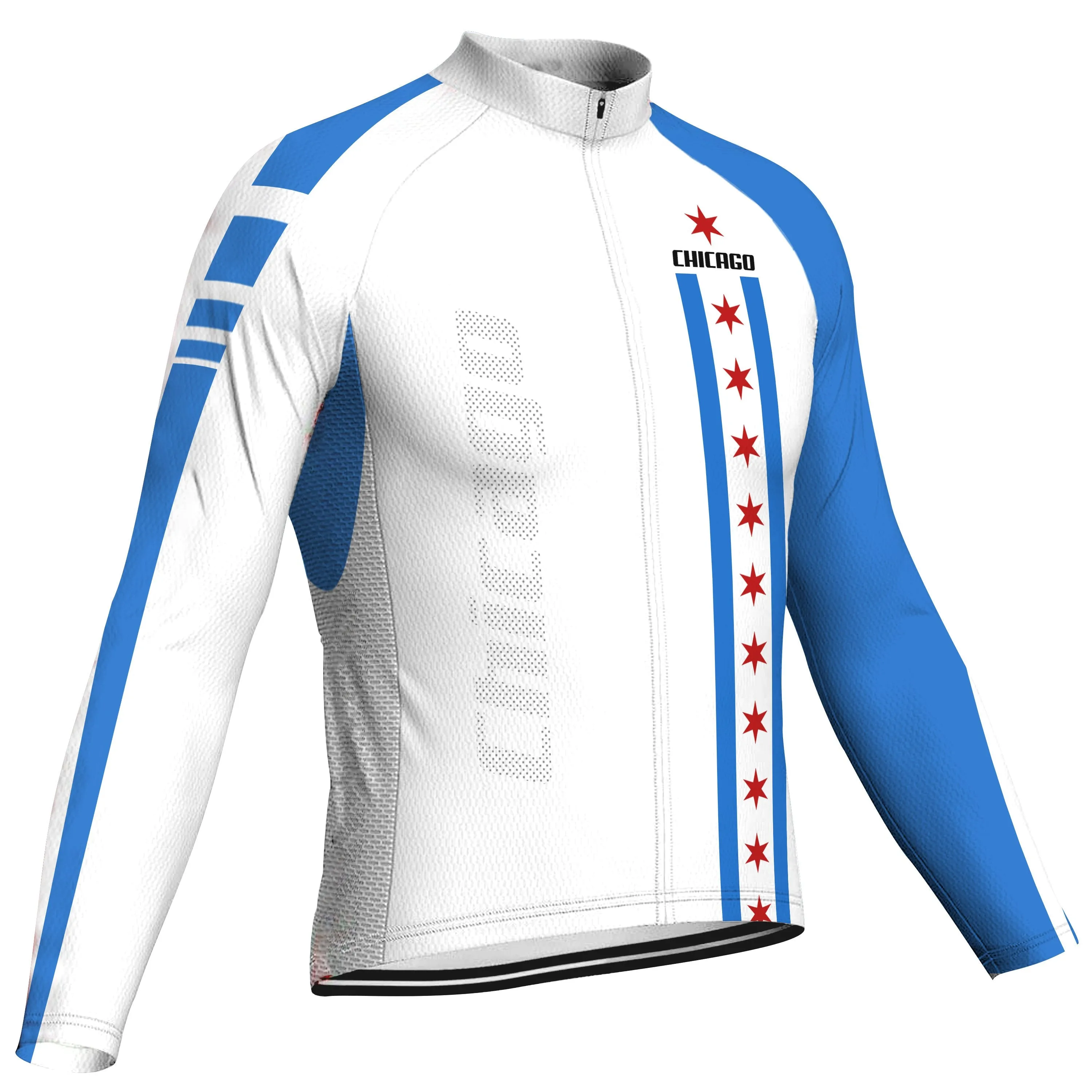 Chicago Long Sleeve Cycling Jersey for Men