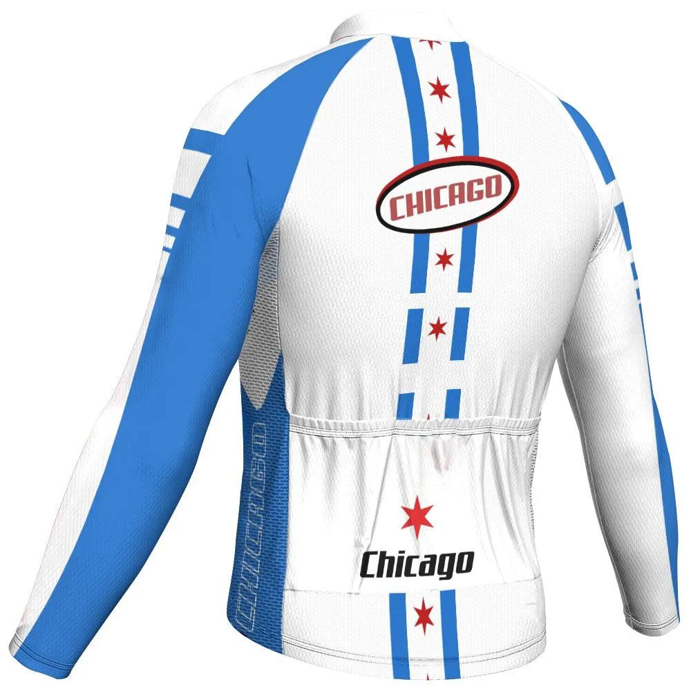 Chicago Long Sleeve Cycling Jersey for Men