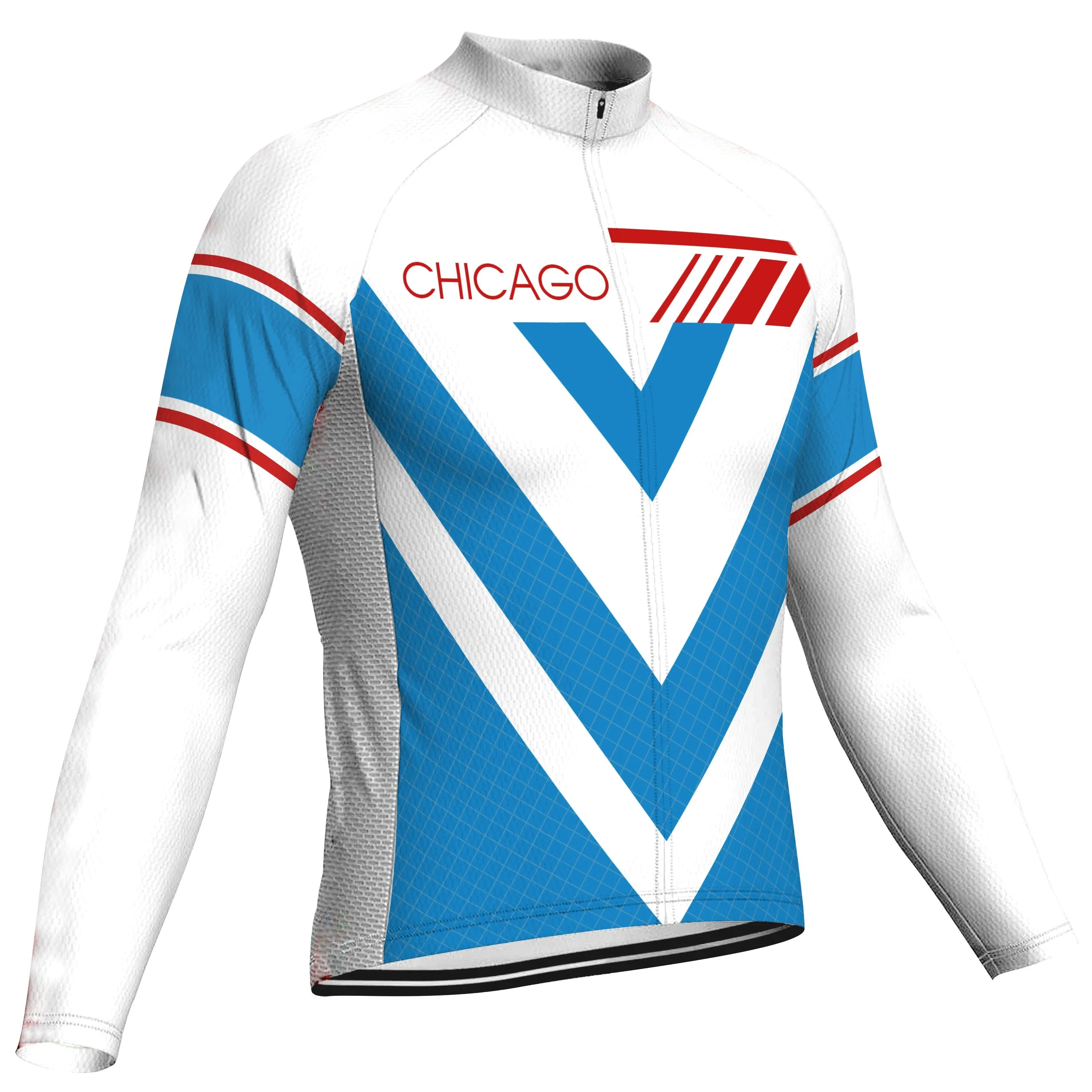 Chicago Long Sleeve Cycling Jersey for Men