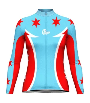 Chicago Long Sleeve Cycling Jersey for Women