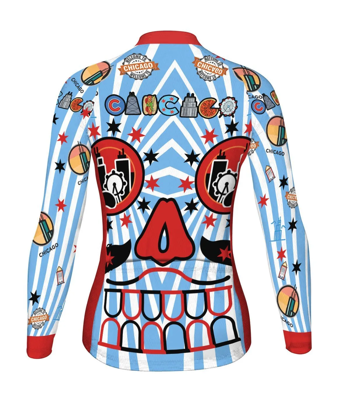 Chicago Long Sleeve Cycling Jersey for Women