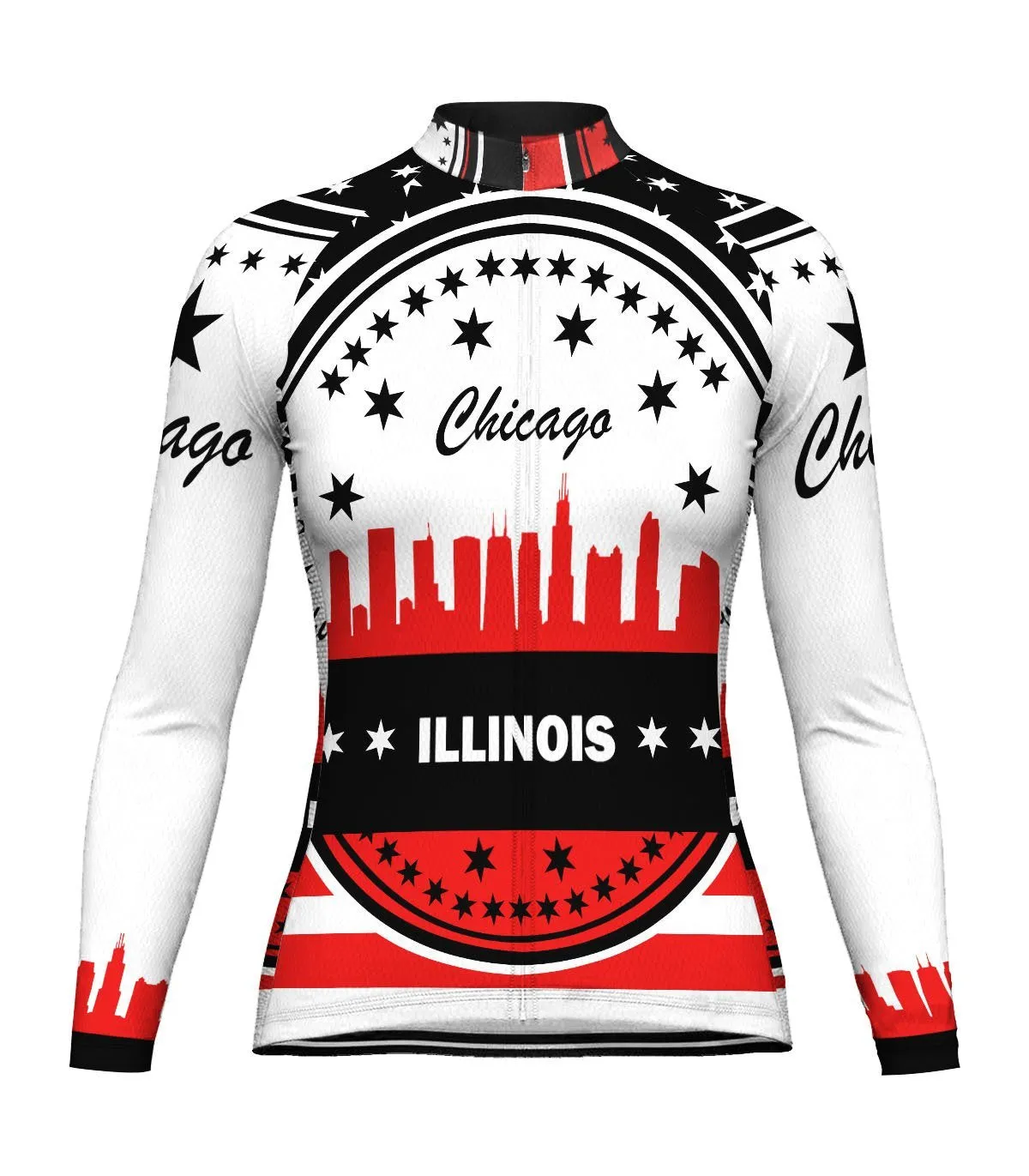 Chicago Long Sleeve Cycling Jersey for Women