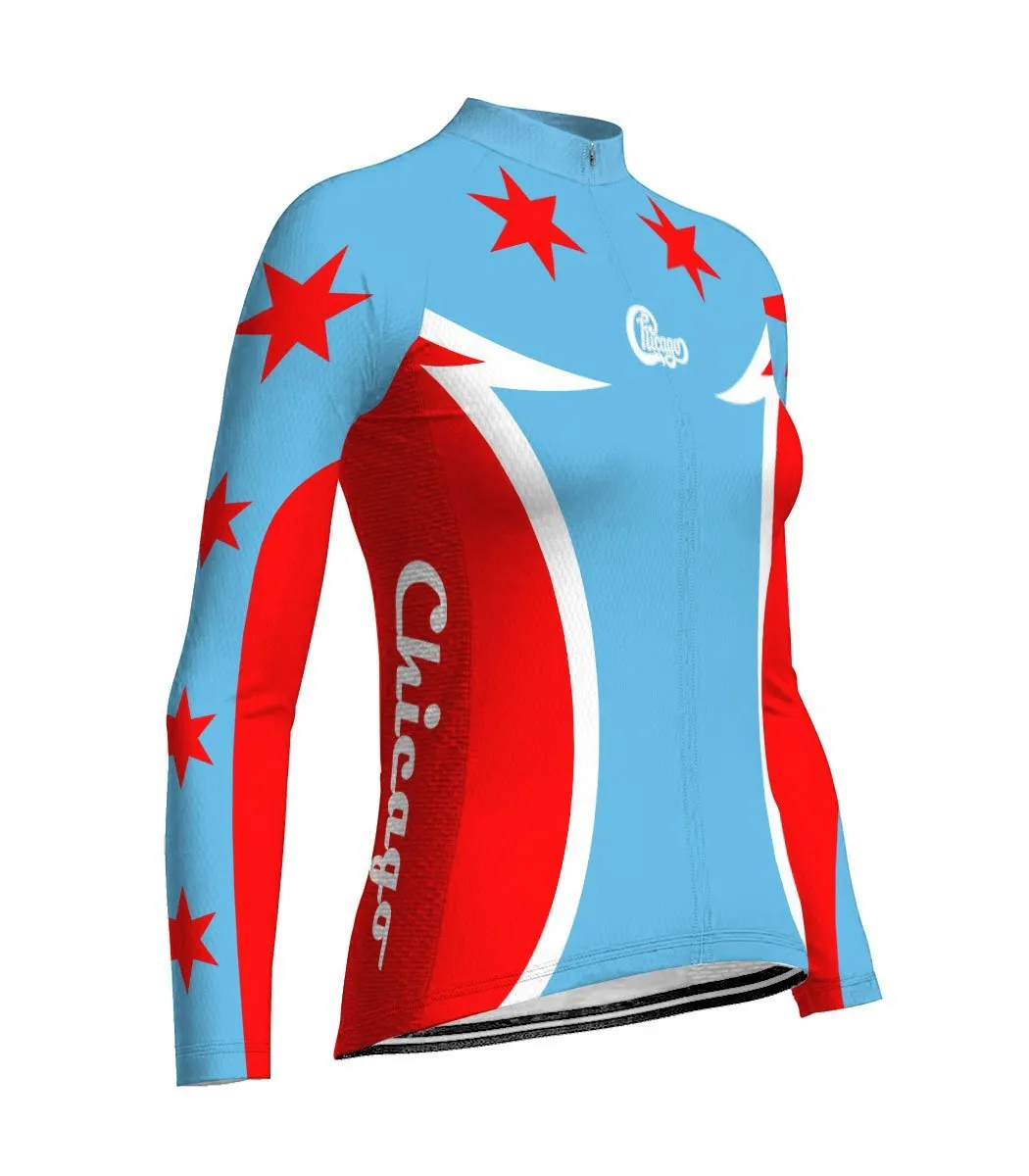 Chicago Long Sleeve Cycling Jersey for Women
