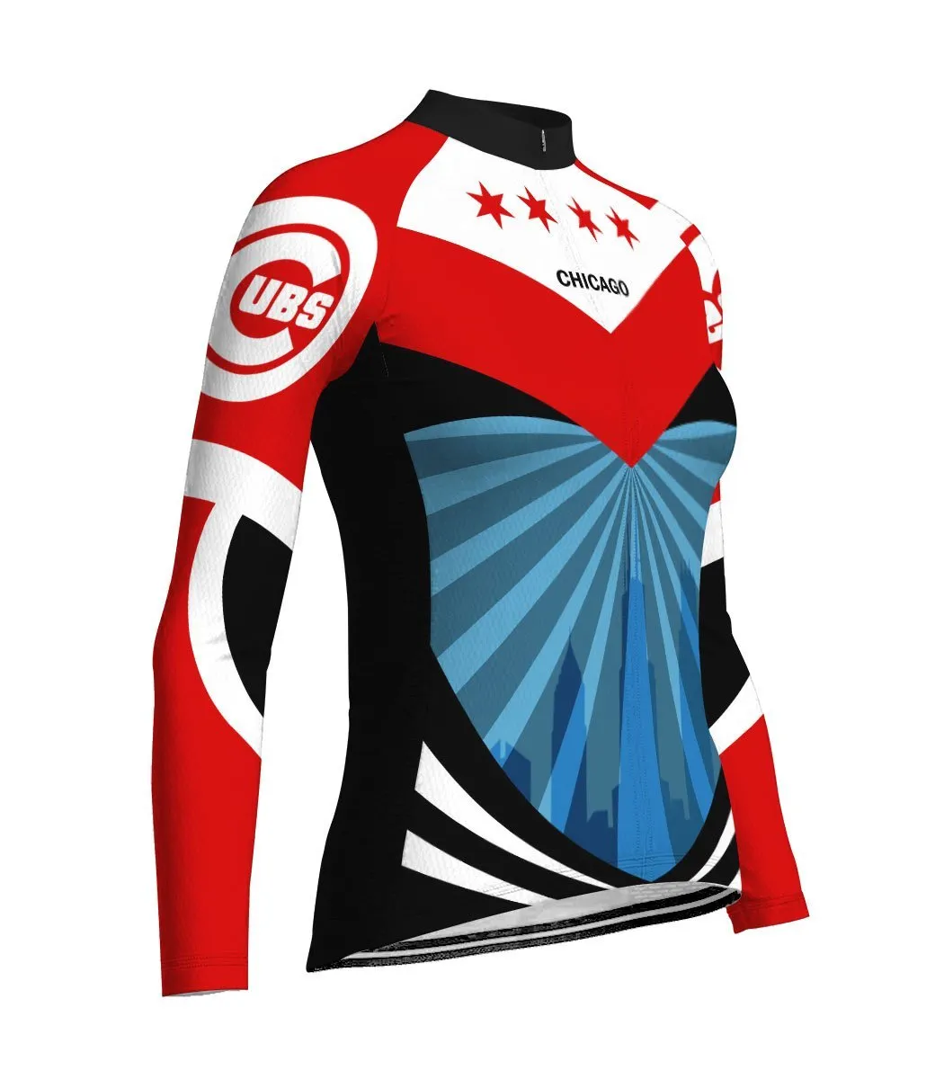 Chicago Long Sleeve Cycling Jersey for Women