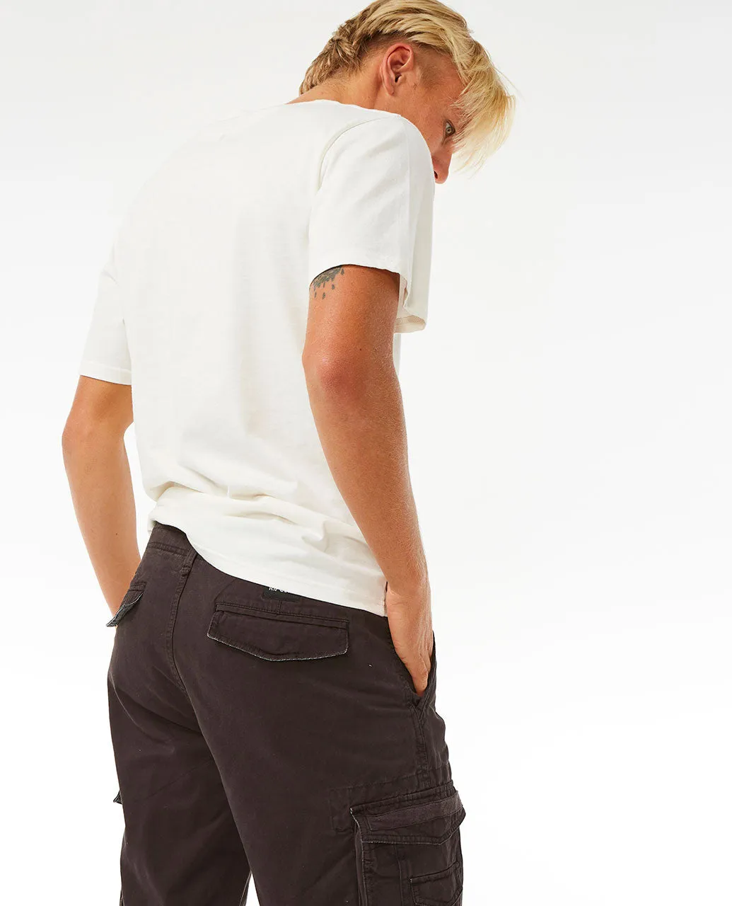 Classic Surf Trail Cargo Short - Washed Black