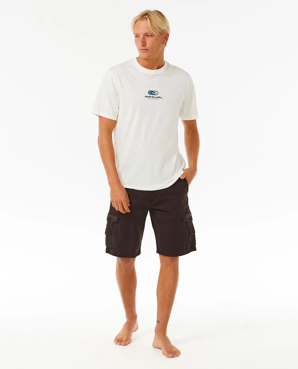 Classic Surf Trail Cargo Short - Washed Black