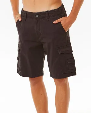 Classic Surf Trail Cargo Short - Washed Black