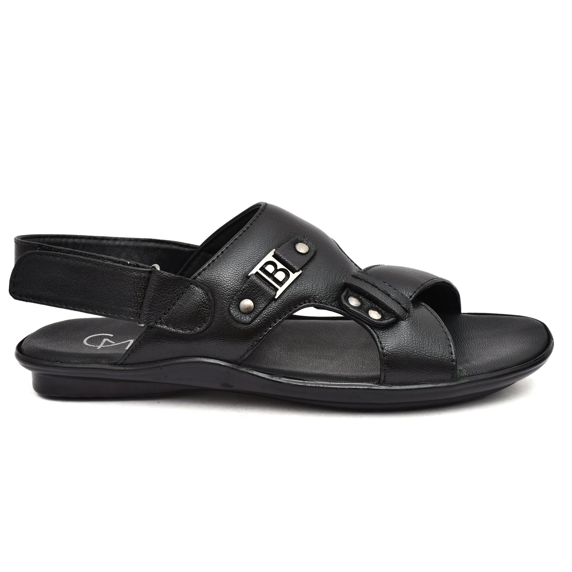 Comfortable &amp; Stylish Black Leather Sandals by Country Maddox