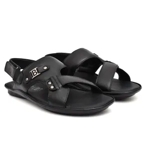 Comfortable &amp; Stylish Black Leather Sandals by Country Maddox