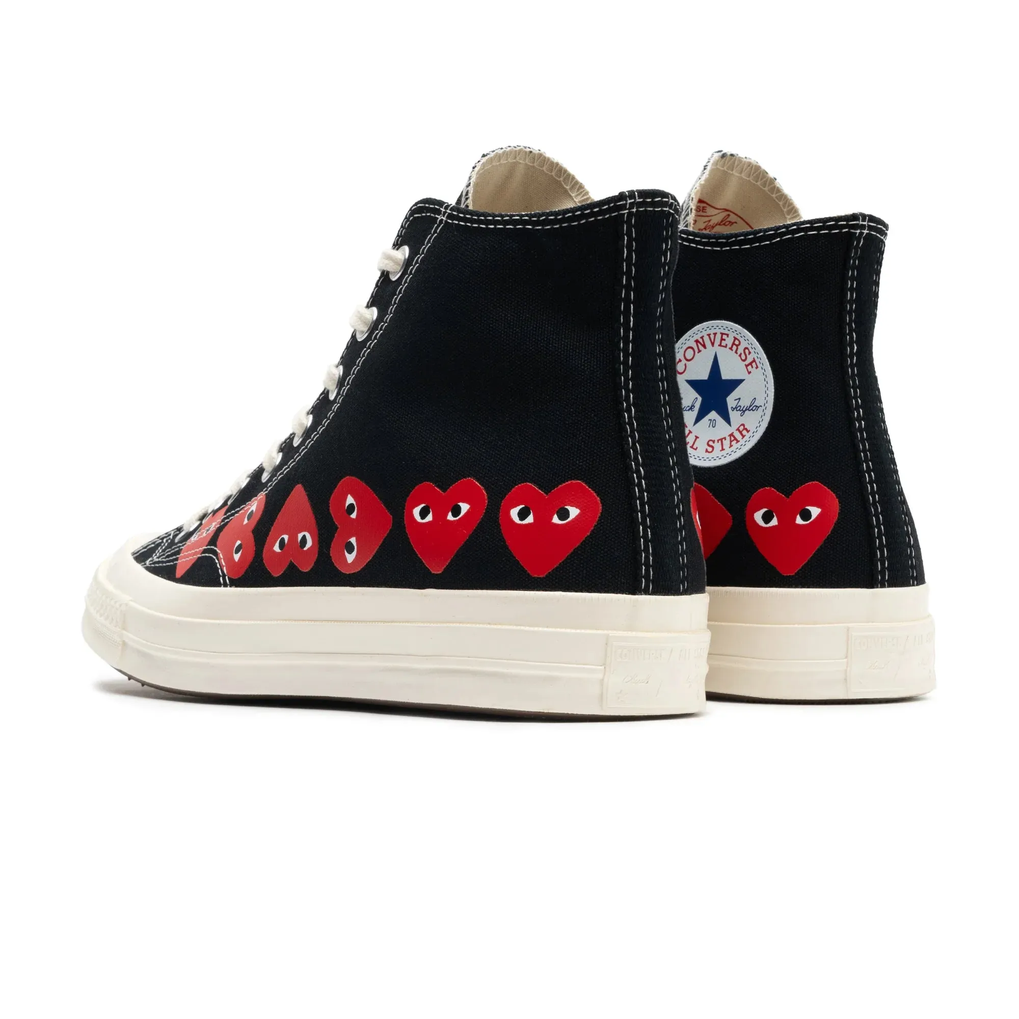 Comme Des Garçons Play x Converse Chuck Black High Cut Sneakers