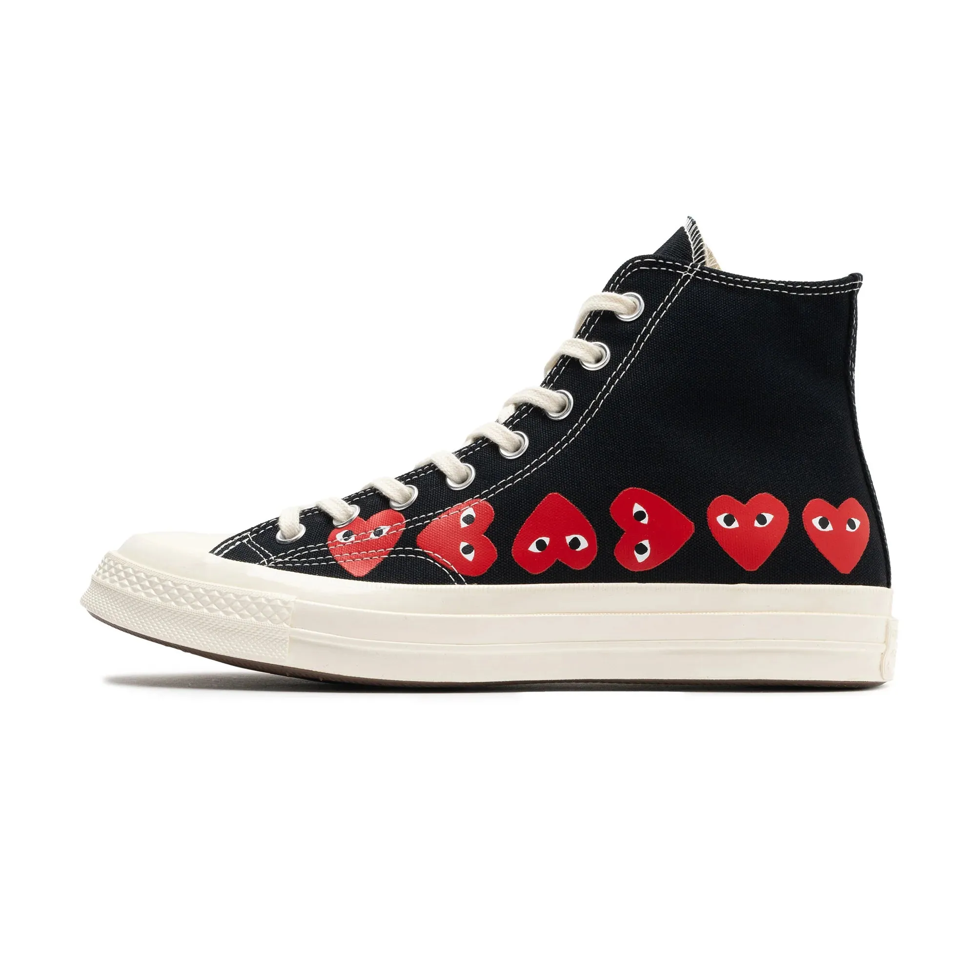 Comme Des Garçons Play x Converse Chuck Black High Cut Sneakers