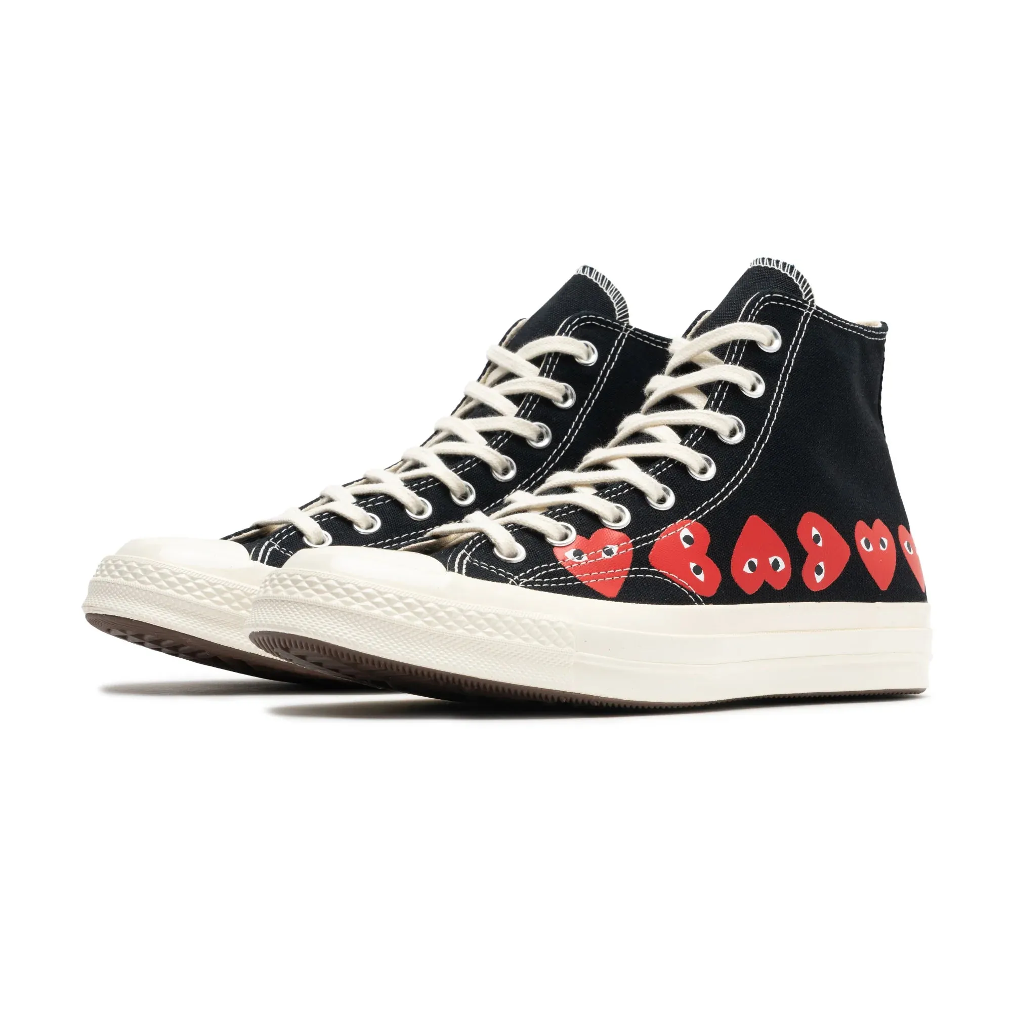 Comme Des Garçons Play x Converse Chuck Black High Cut Sneakers