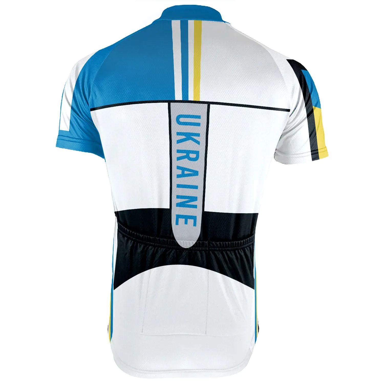 Customized Ukraine Short Sleeve Cycling Jersey for Men