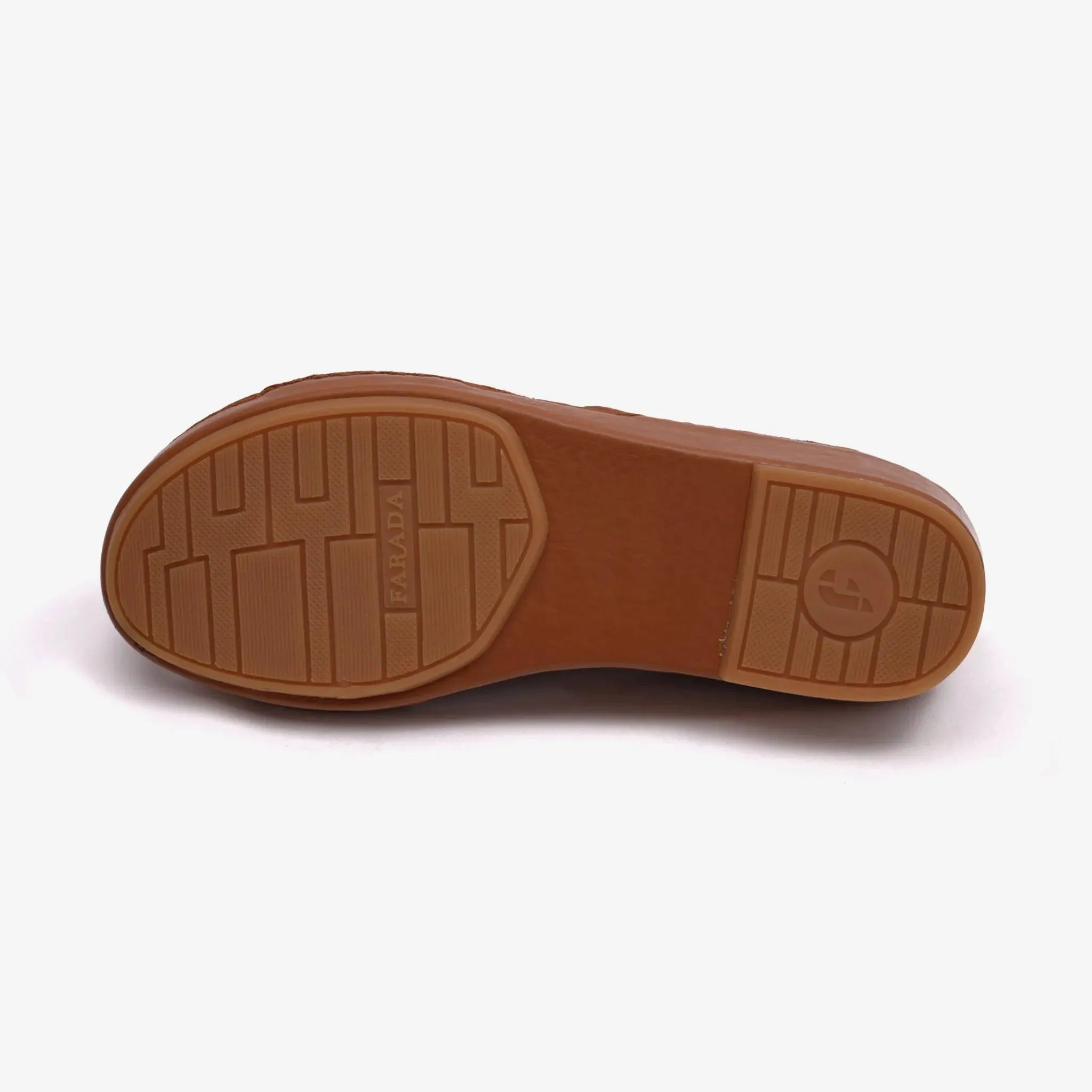 DAVINCI TIMELESS UNLINED HAMMERED CLASSIC ARABIC SANDALS CUOIO