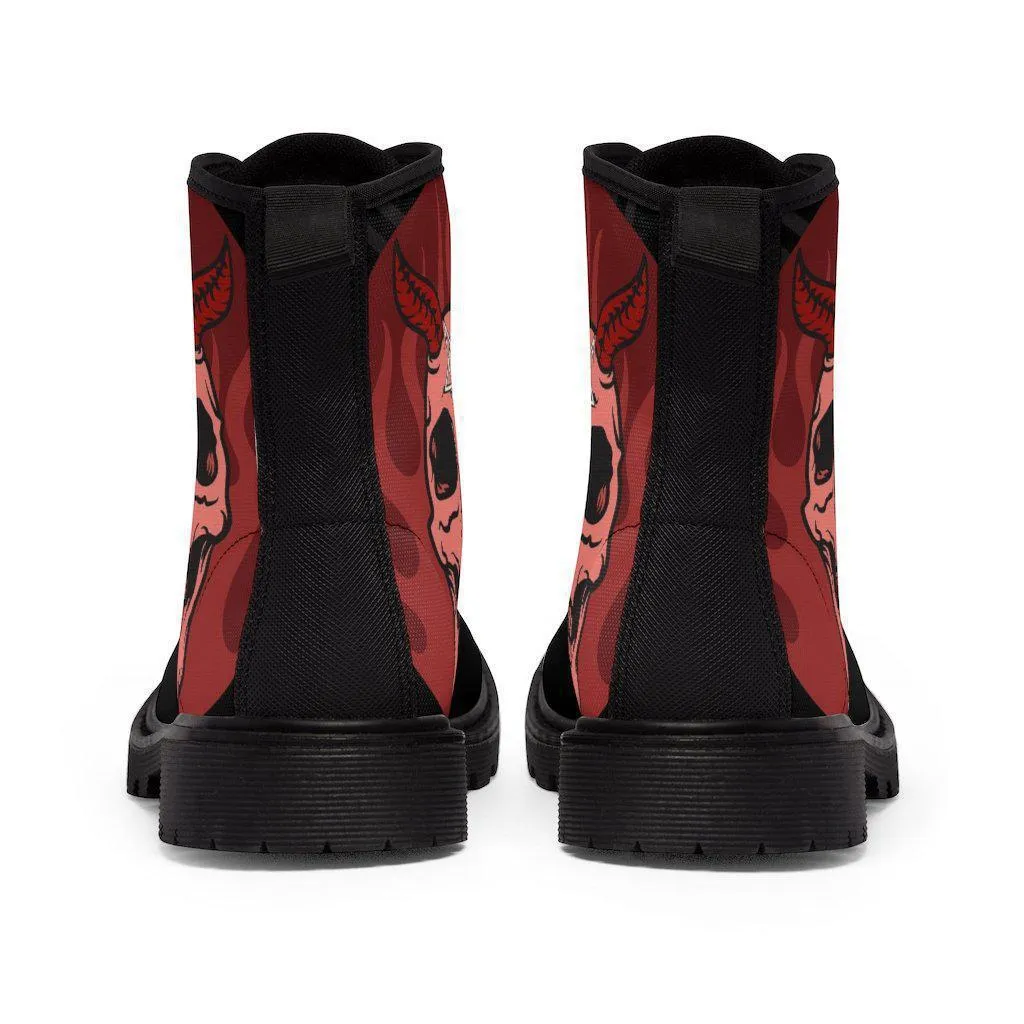 Demonia Skull Boots