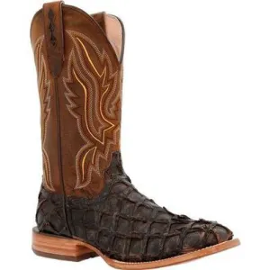 Durango® Men’s Premium Exotics Dark Brown Pirarucu Western Boot