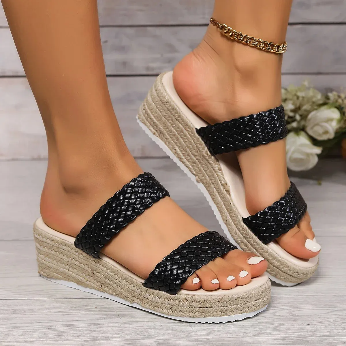 Flora | Stylish Comfortable Wedge Sandals