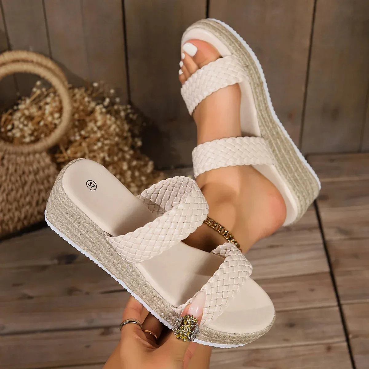 Flora | Stylish Comfortable Wedge Sandals