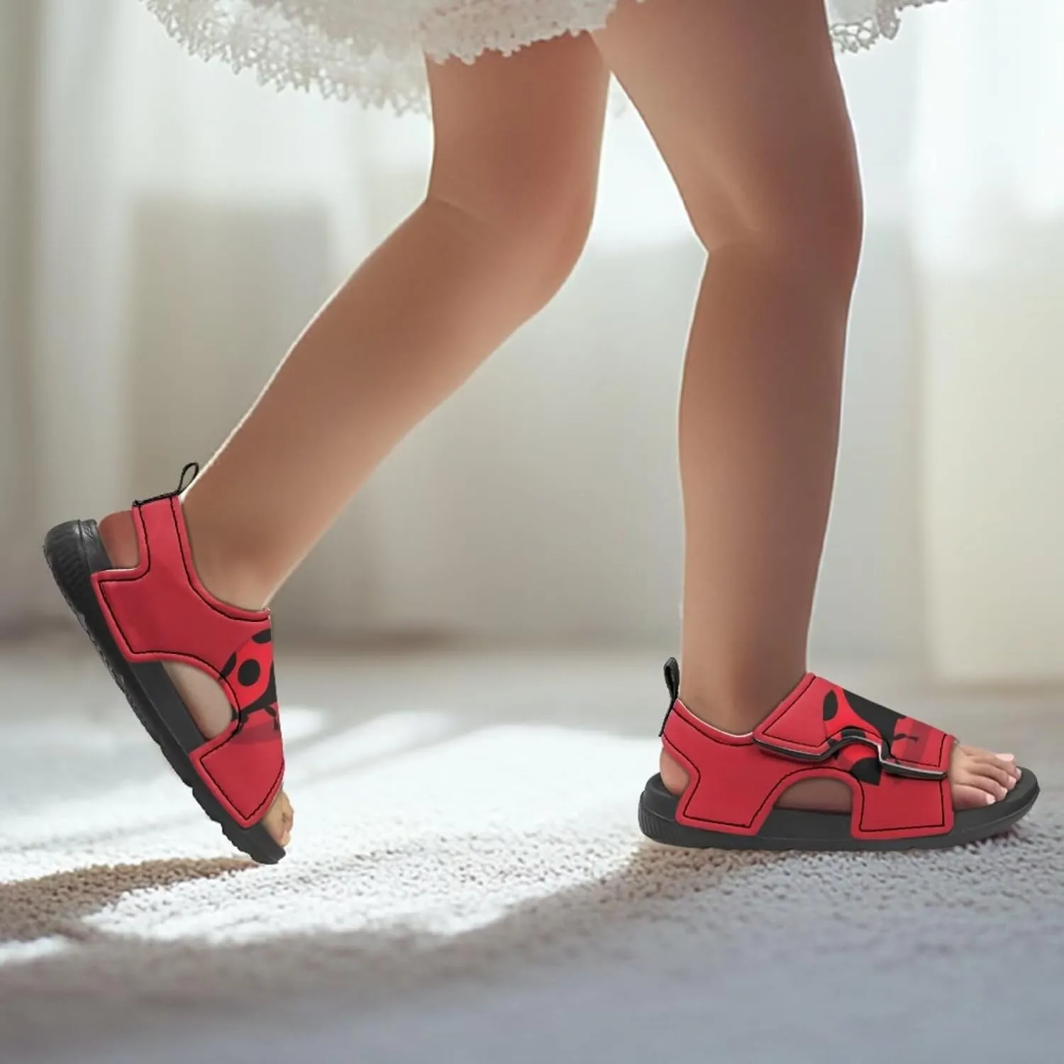 Forchrinse Girls Sport Sandals Comfort Open Toe Hiking Sandals Outdoor Beach Water Shoes for Toddler/Little Kid/Big Kid