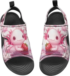 Forchrinse Girls Sport Sandals Comfort Open Toe Hiking Sandals Outdoor Beach Water Shoes for Toddler/Little Kid/Big Kid