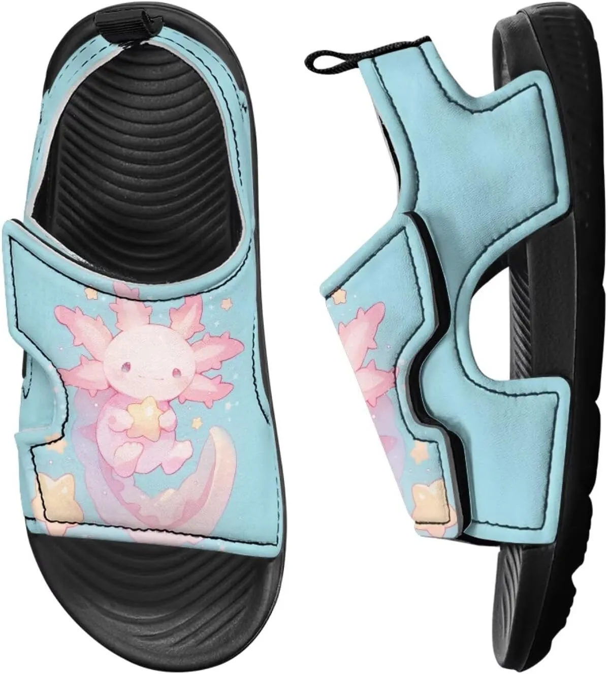 Forchrinse Girls Sport Sandals Comfort Open Toe Hiking Sandals Outdoor Beach Water Shoes for Toddler/Little Kid/Big Kid
