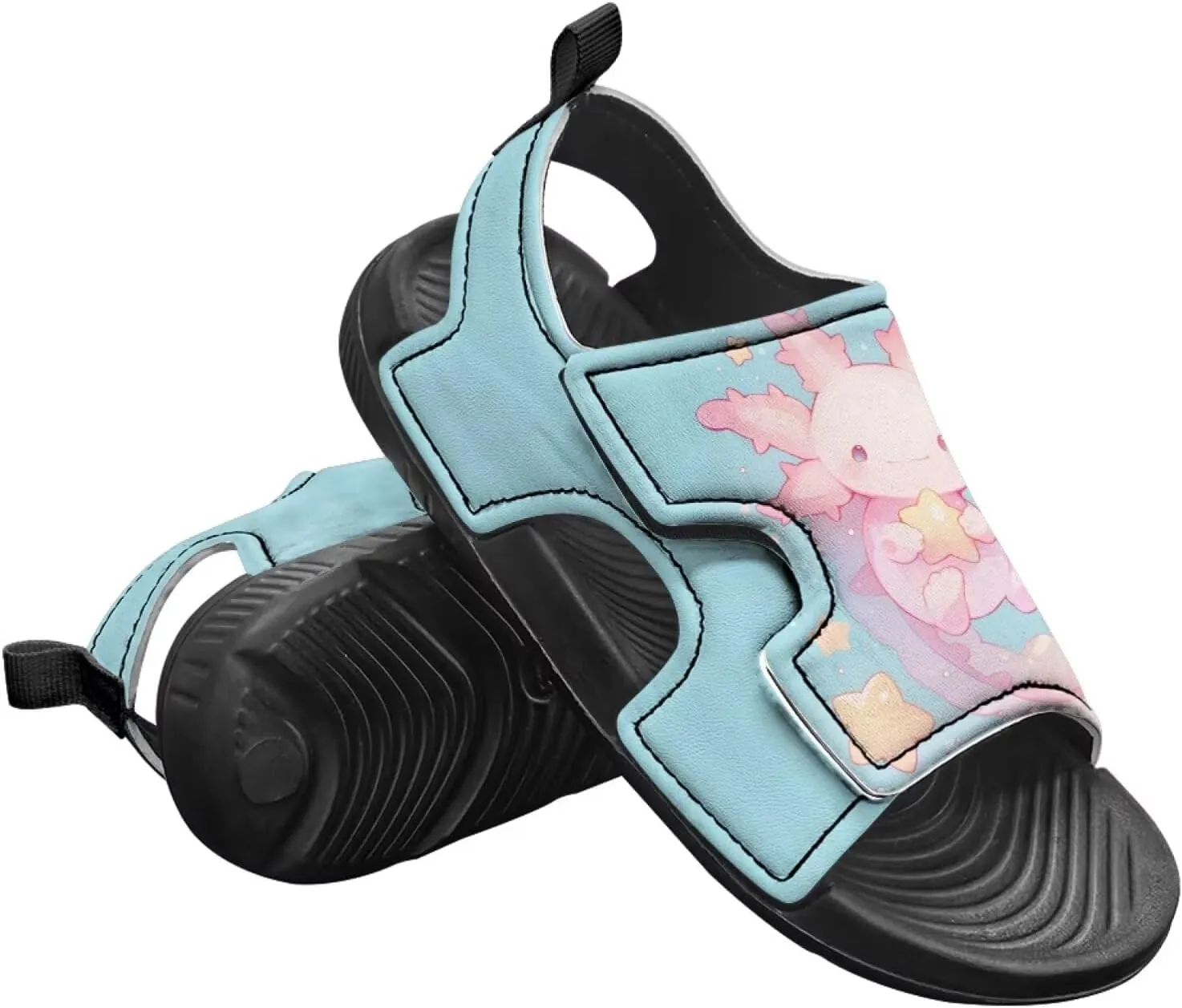 Forchrinse Girls Sport Sandals Comfort Open Toe Hiking Sandals Outdoor Beach Water Shoes for Toddler/Little Kid/Big Kid