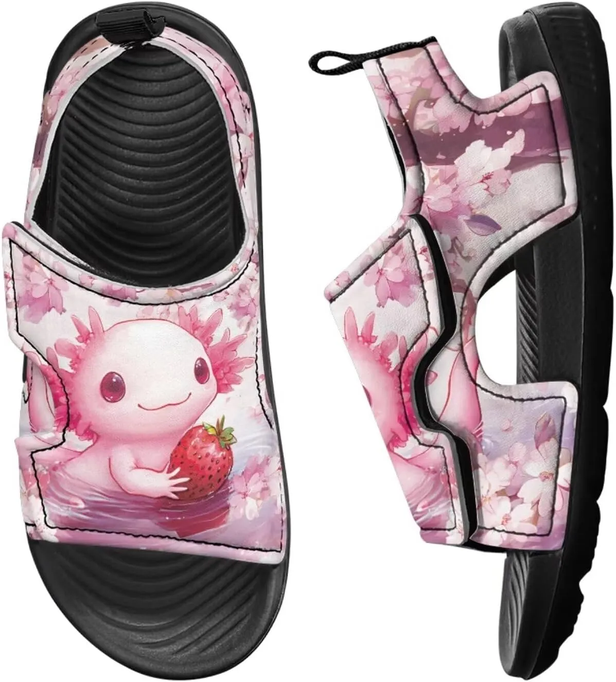 Forchrinse Girls Sport Sandals Comfort Open Toe Hiking Sandals Outdoor Beach Water Shoes for Toddler/Little Kid/Big Kid