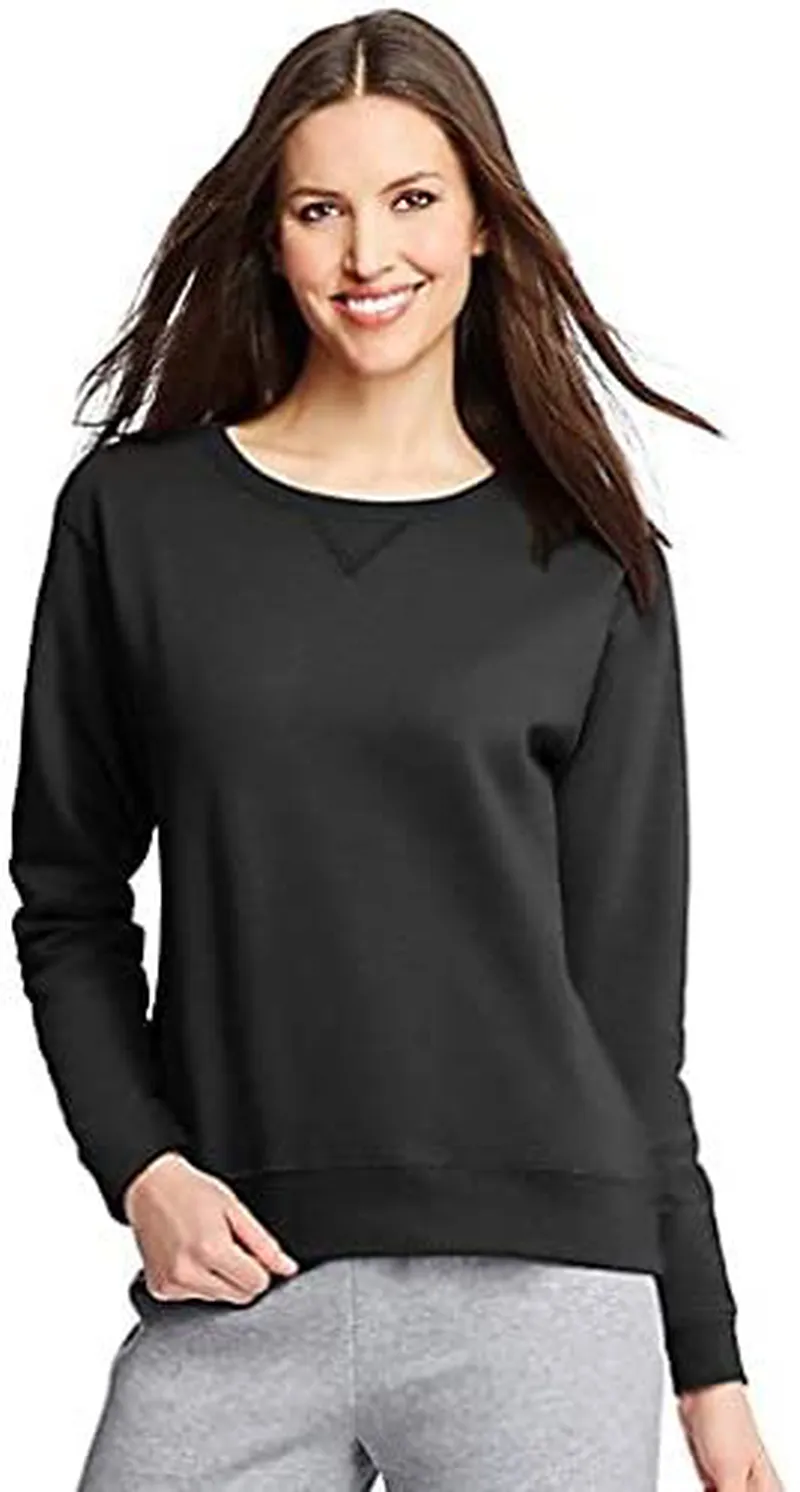 Hanes Women's EcoSmart Crewneck Sweatshirt